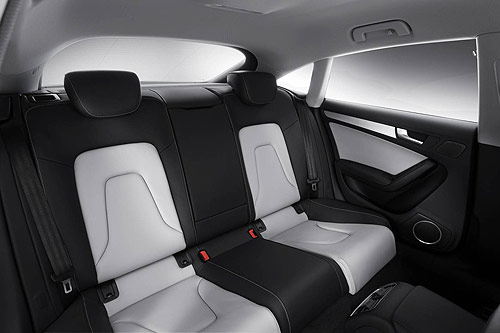 The rear seats in the Audi A5 Sportback