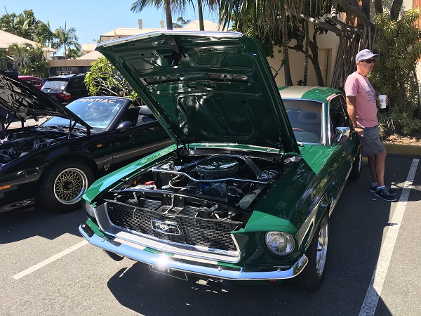 1968 Ford Mustang engine