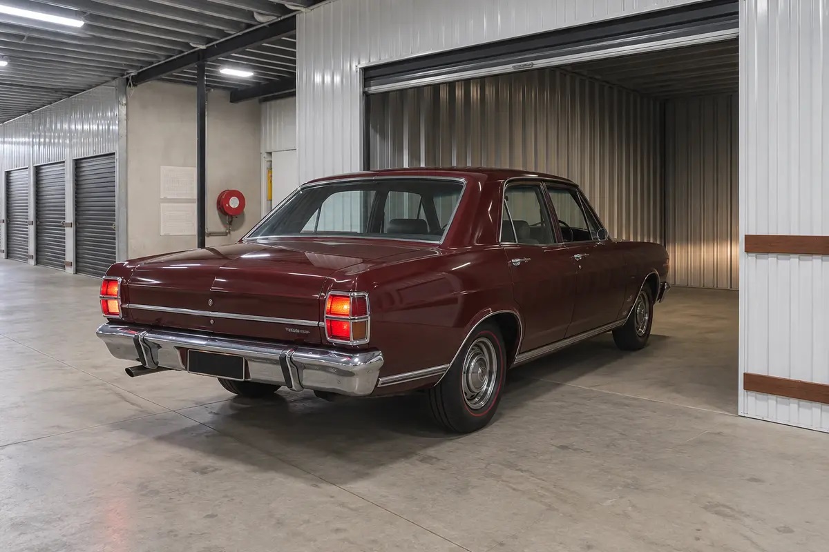 storing a classic car